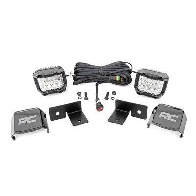 Rough Country 3" Osram Wide Angle Series LED Light Kit - 93032